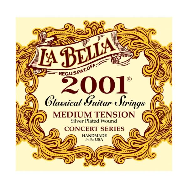 JUEGO DE CUERDAS LA BELLA PARA CLÁSICA B2001M TENSIÓN MEDIA