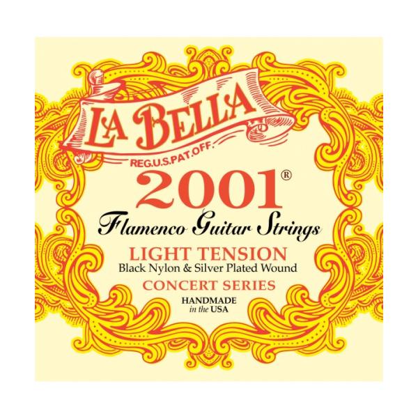 JUEGO DE CUERDAS LA BELLA FLAMENCO B2001FL TENSIÓN LIGERA