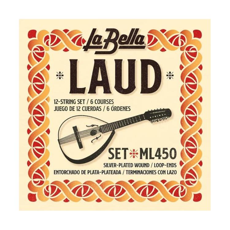 JUEGO DE CUERDAS LA BELLA DE LAUD