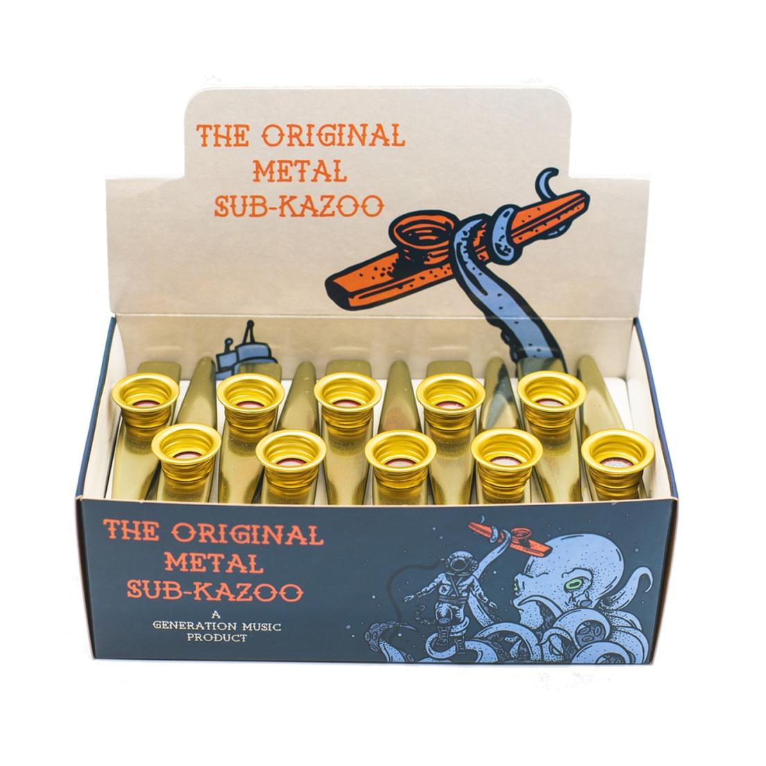 KAZOO METÁLICO BM CAJA DE 30 UNIDADES