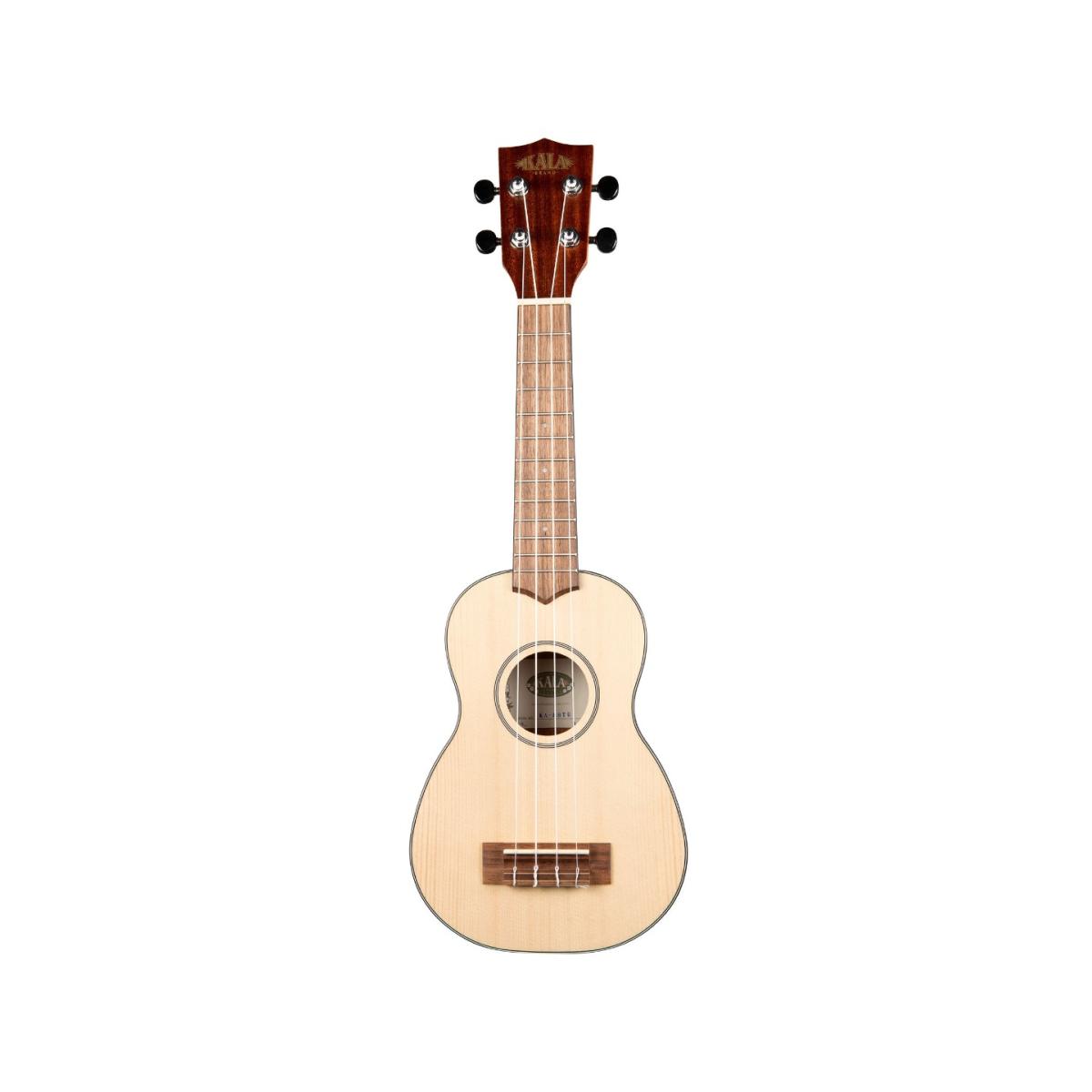 UKELELE SOPRANO DE KALA SERIE VIAJE TAPA MACIZA