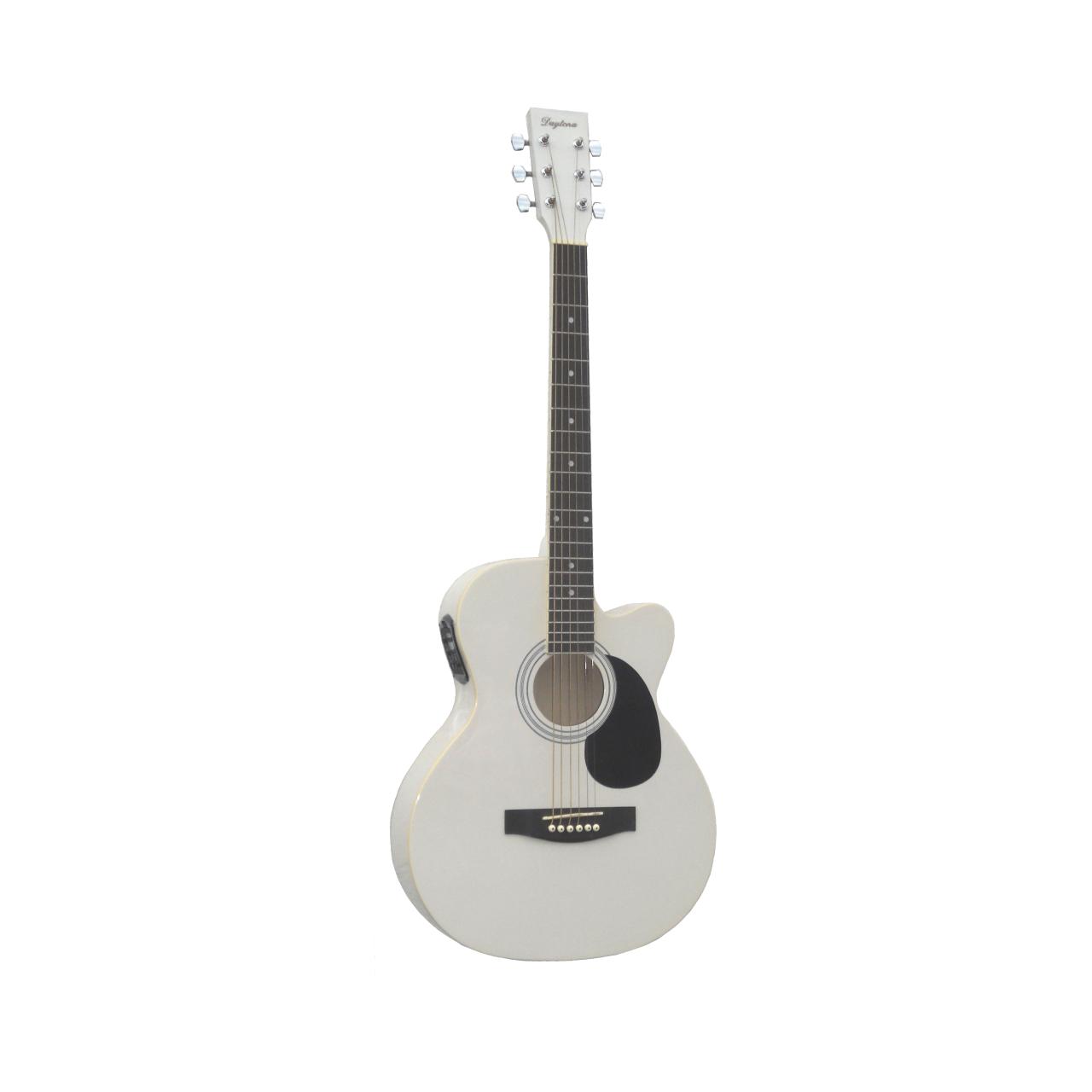 GUITARRA ACÚSTICA ELECTRIFICADA DAYTONA A401CEWH BLANCA