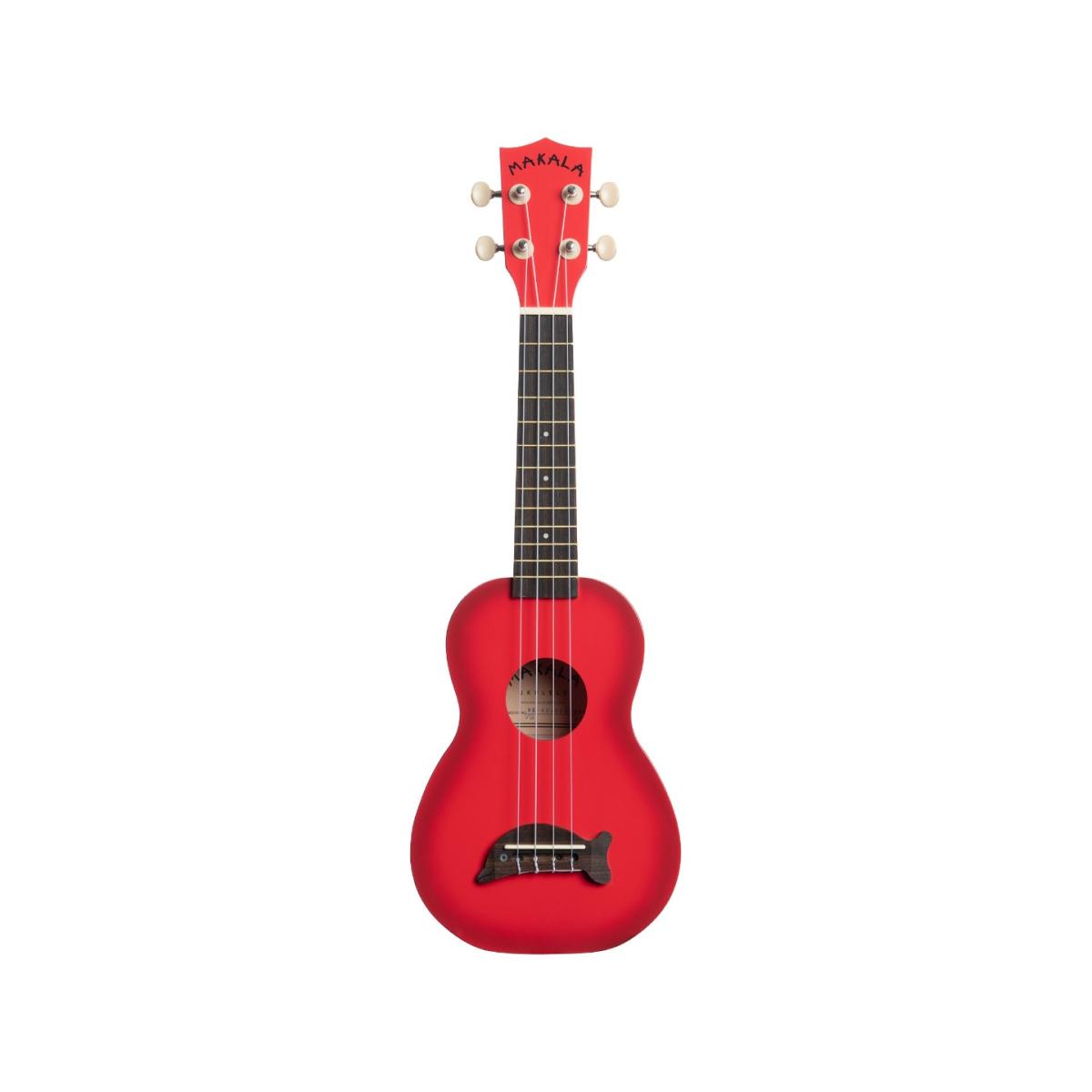 UKELELE SOPRANO MAKALA ROJO SOMBREADO SERIE DELFÍN