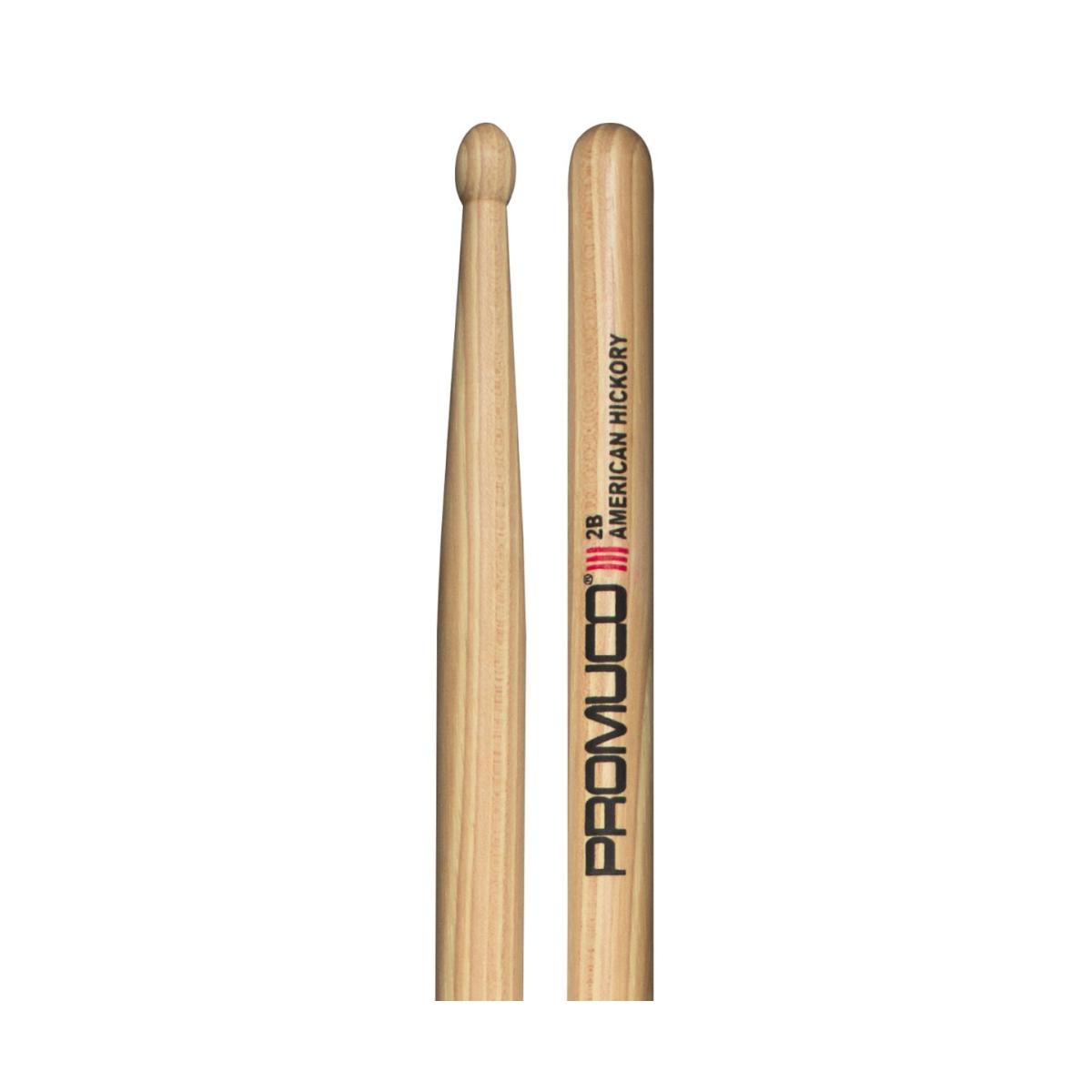 BAQUETAS PROMUCO PREMIUM HICKORY (NOGAL) 2B