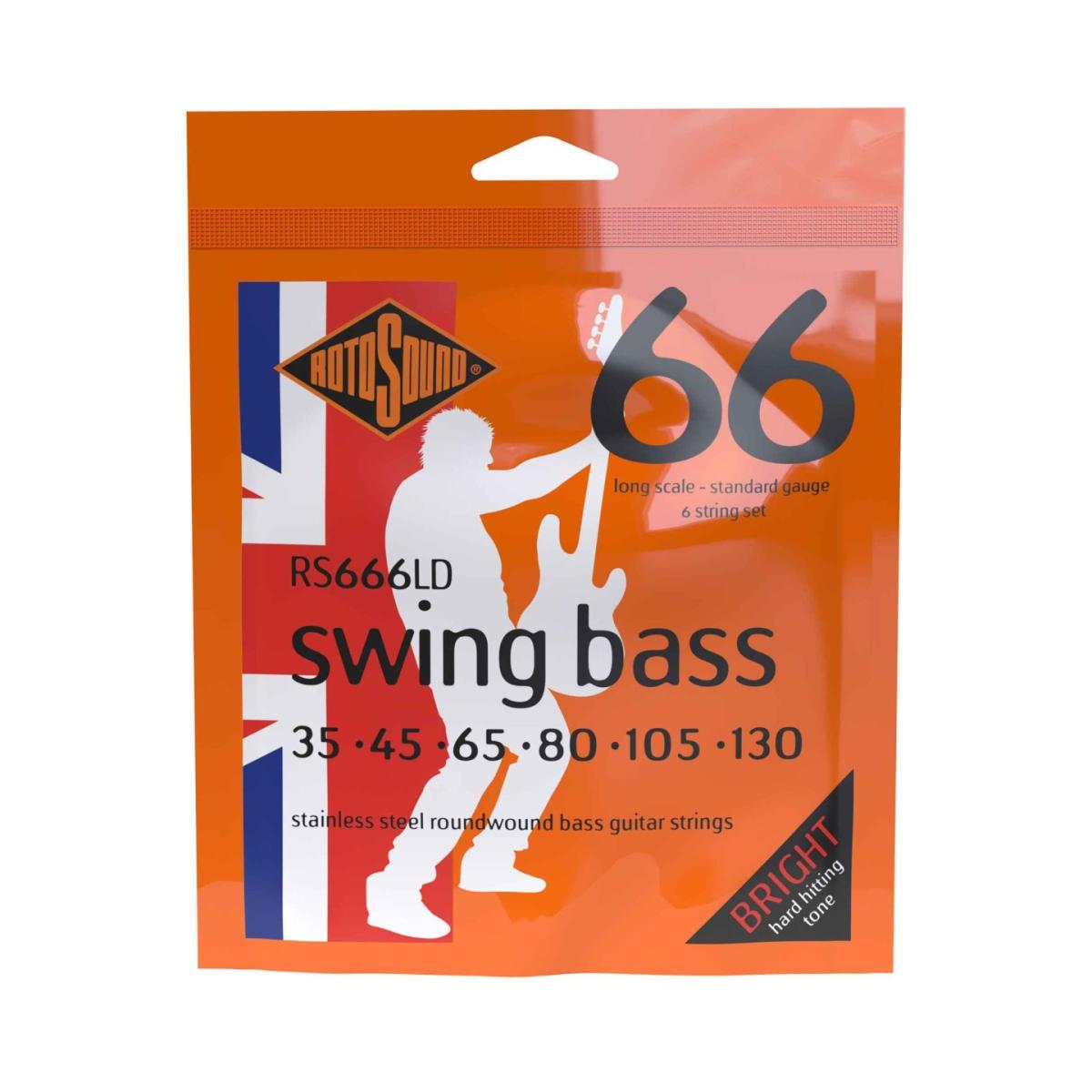 JUEGO DE CUERDAS PARA BAJO ROTOSOUND SWING BASS 66 6 CUERDAS